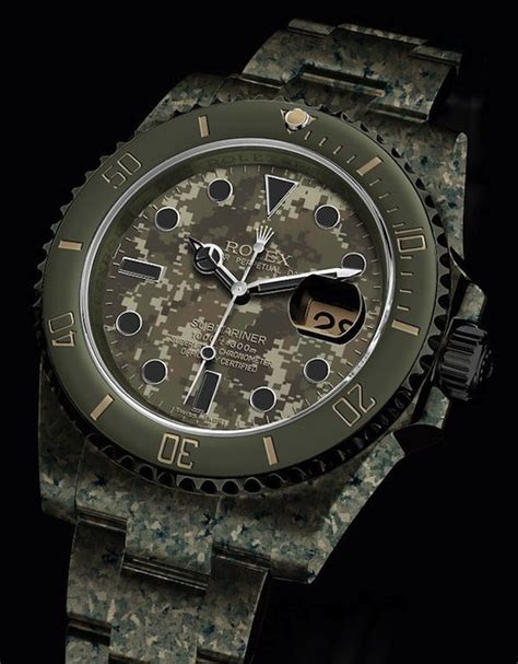 spezzoni rolex camouflage|The Elegant Fusion: Camo Straps and Rolex Submariner.